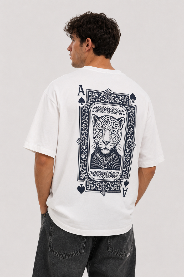 Ace Of Spades - Off- White - Oversized T-shirt