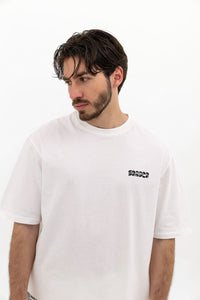 Resonance Beyaz Oversize T-shirt
