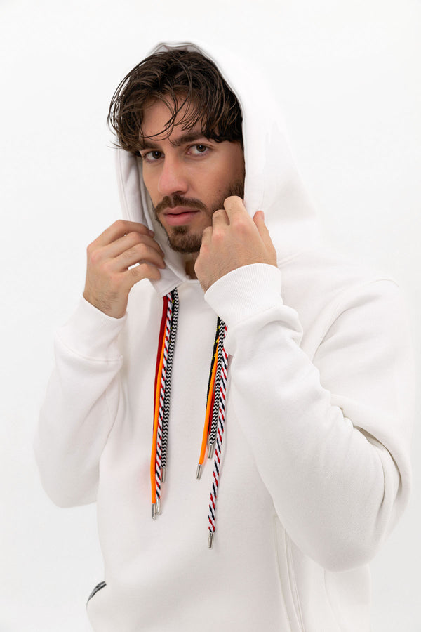 Multicord Oversize Hoodie White
