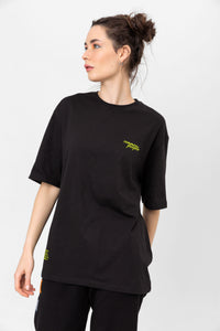 Spectrum - Siyah - Oversized T-shirt