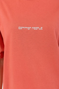 Logo Terracotta Oversize T-shirt