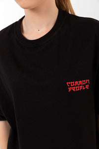 Yeni Logo Siyah Oversize T-shirt
