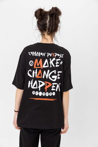 Change Siyah Oversize T-shirt