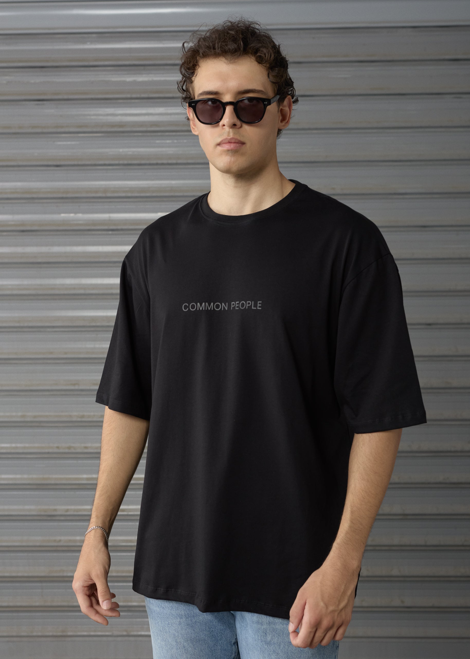Monochrome - Black - Oversized T-shirt