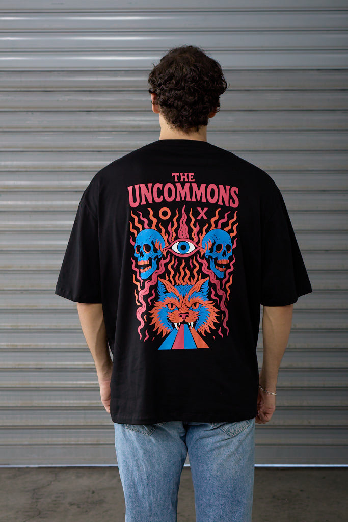 Uncommons - Black - Oversized T-shirt