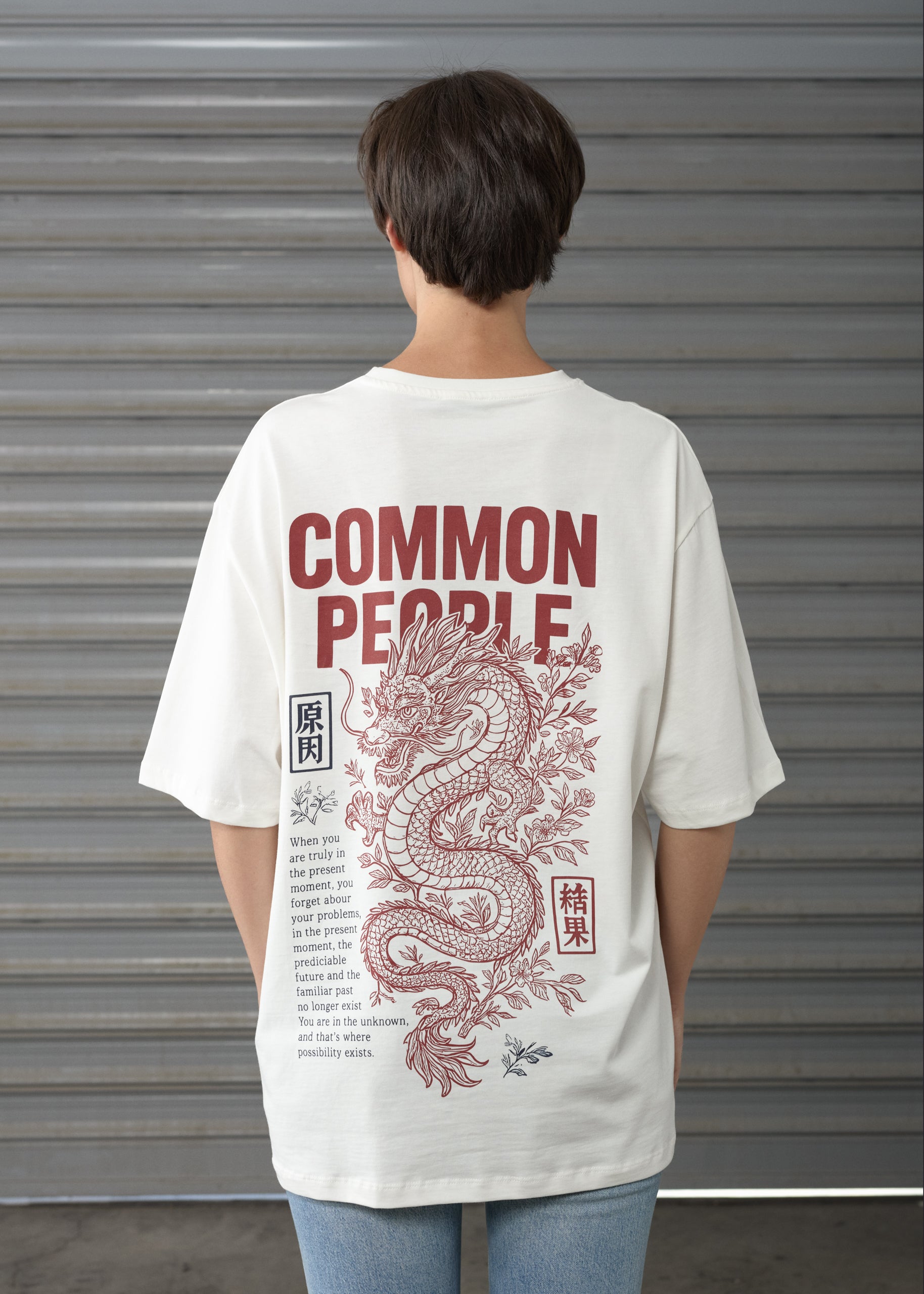 Dragon Sage - Off - White- Oversized T-shirt