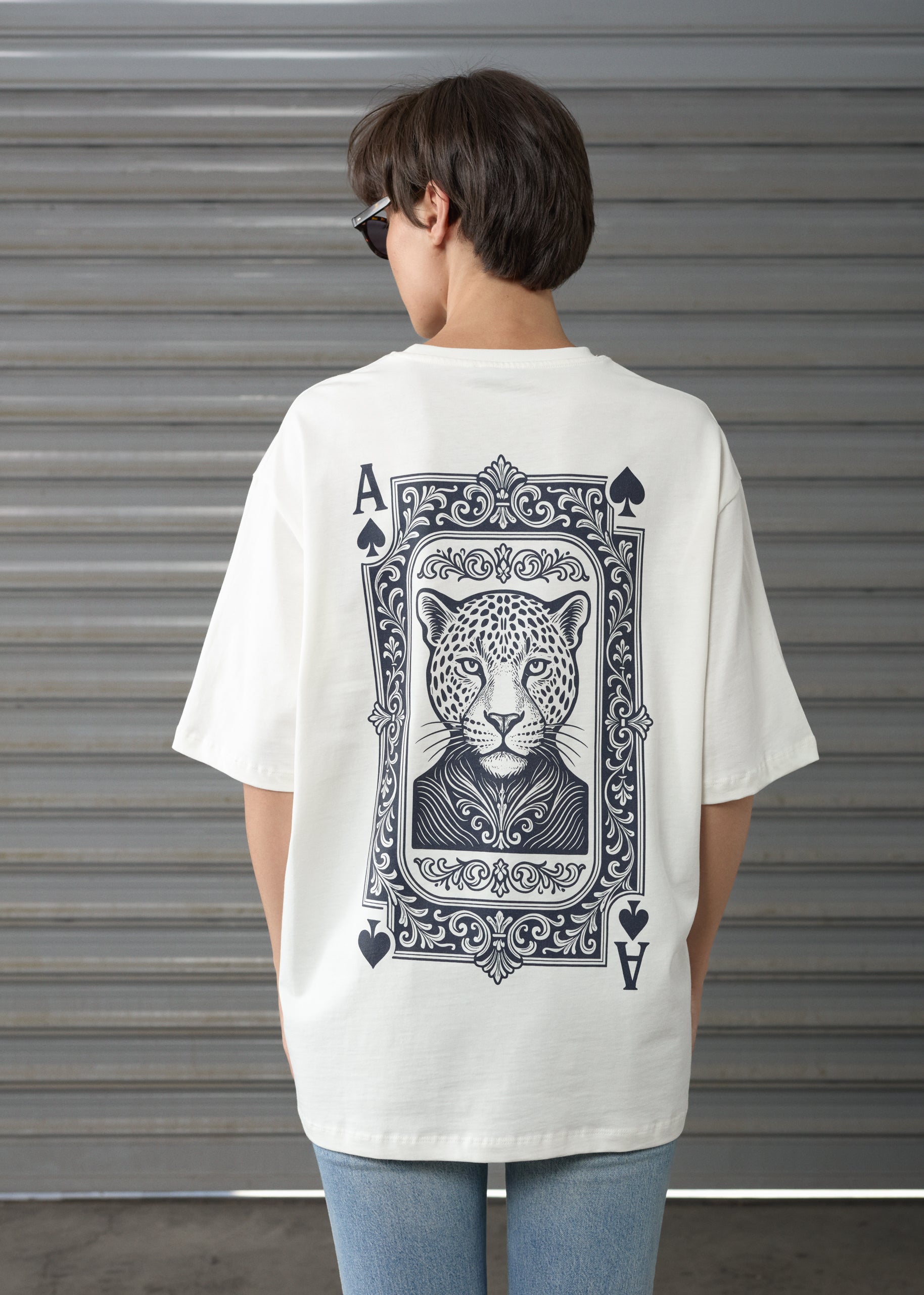 Ace Of Spades - Off- White - Oversized T-shirt
