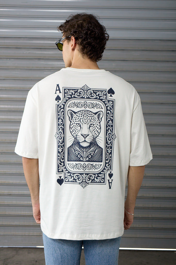 Ace Of Spades - Off- White - Oversized T-shirt