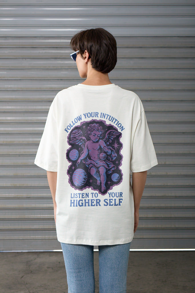 Higher Self - Off - White - Oversized T-shirt
