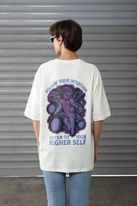 Higher Self - Off - White - Oversized T-shirt