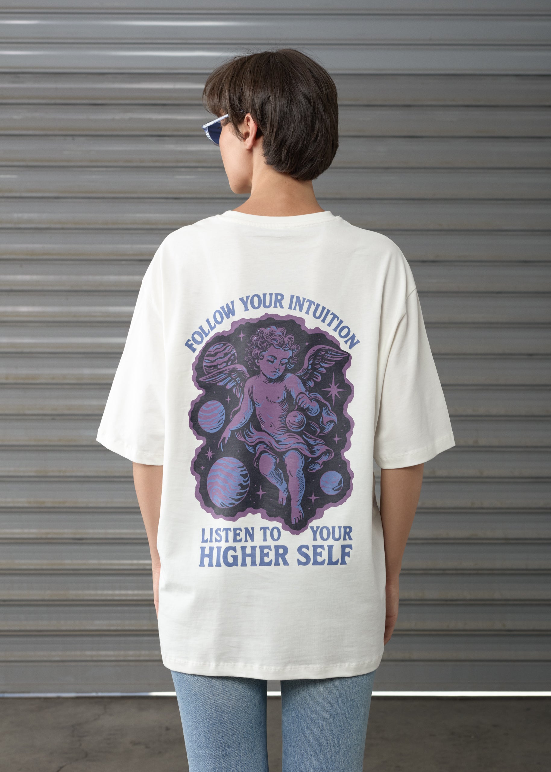 Higher Self - Off - White - Oversized T-shirt