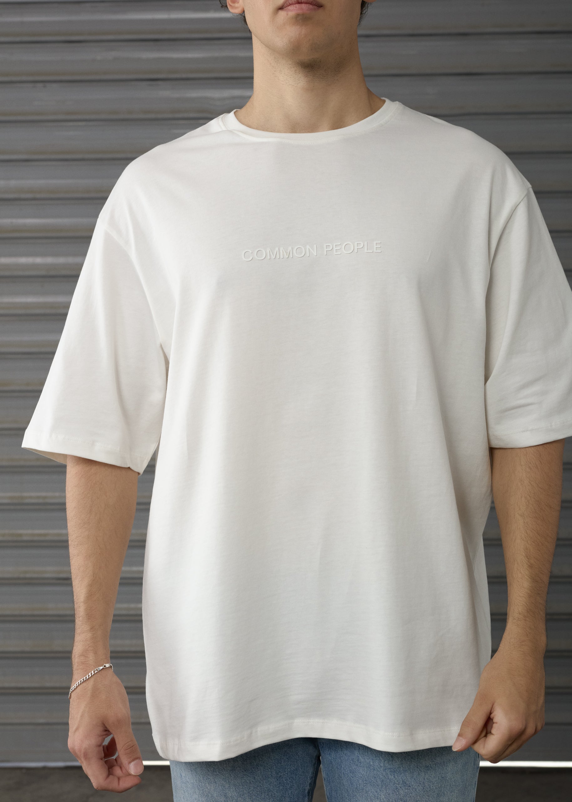 Monochrome - Off- White - Oversized T-shirt