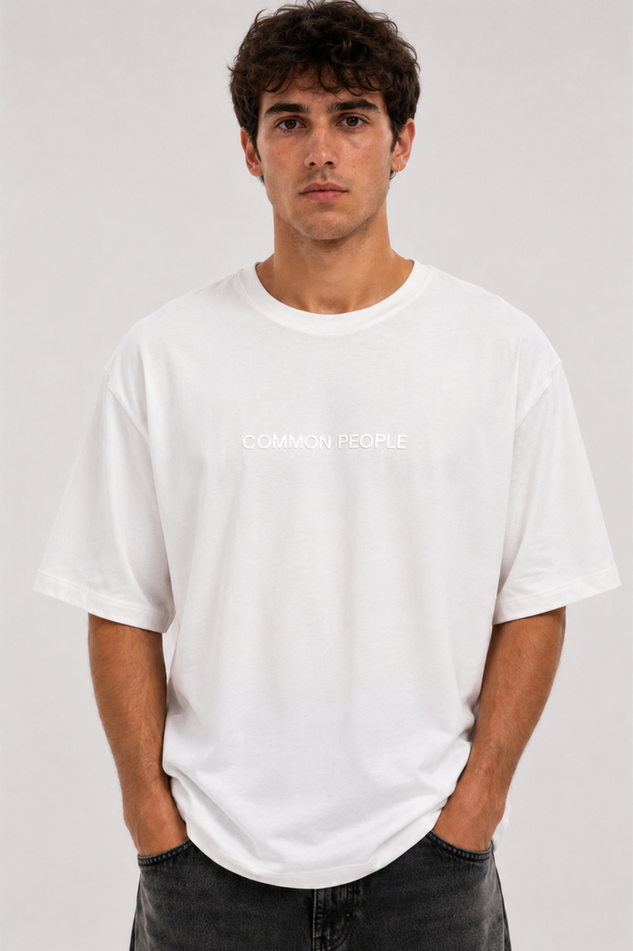 Monochrome - Off- White - Oversized T-shirt