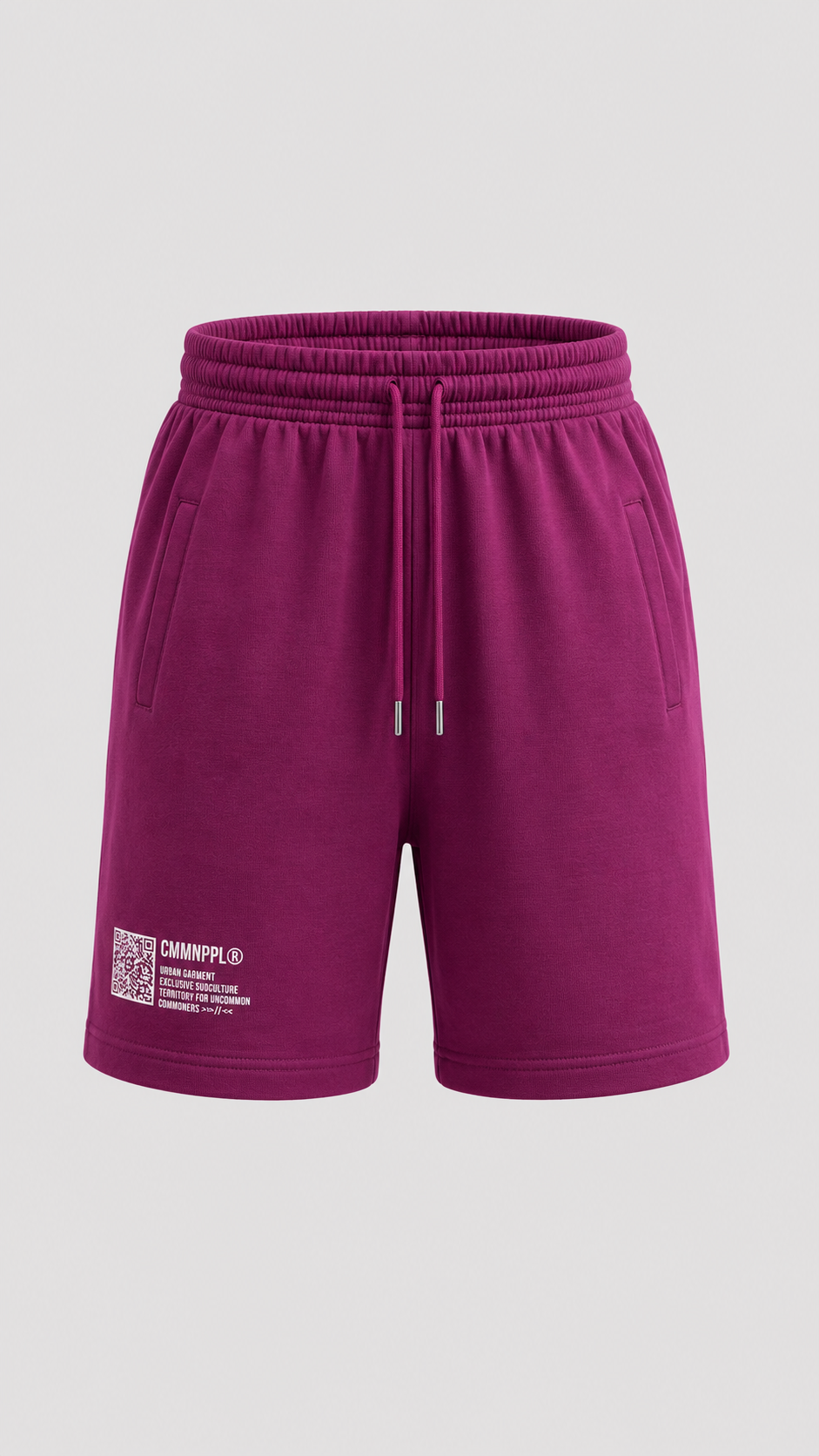 Knit Burgundy Shorts
