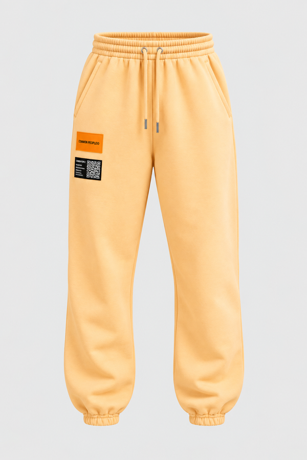 Winter Sweatpants Pastel Orange