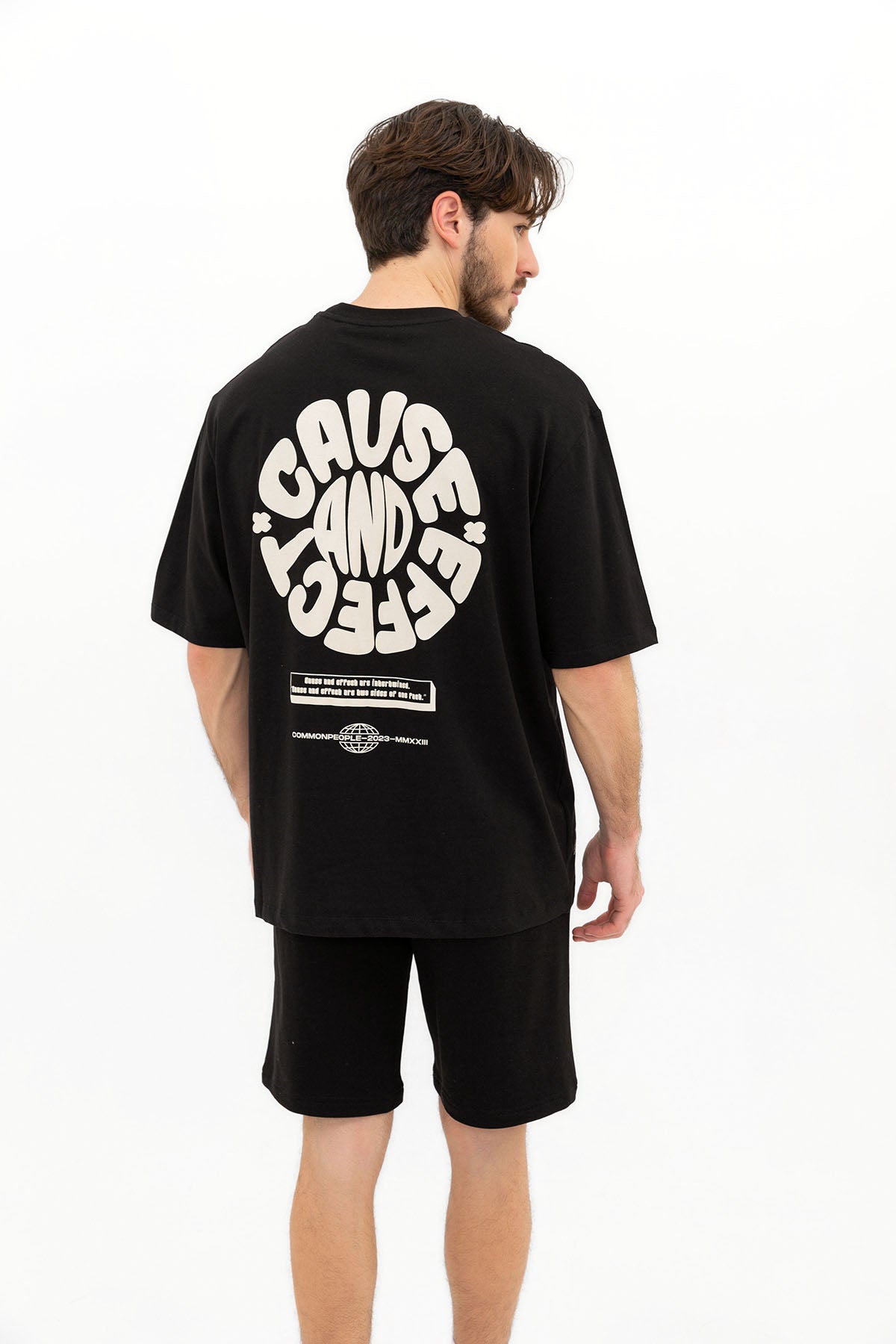 Cause & Effect - Black - Oversized T-shirt