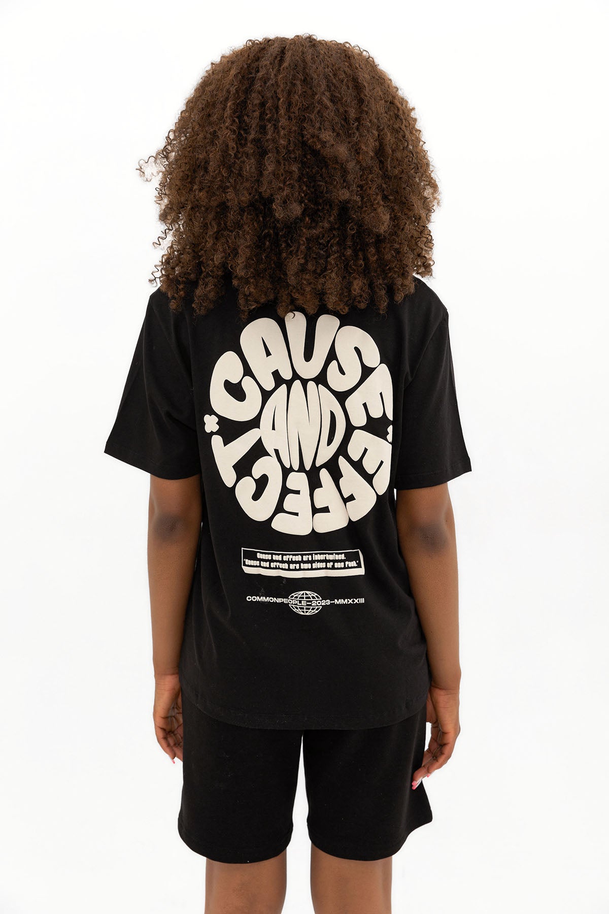 Cause & Effect - Black - Oversized T-shirt