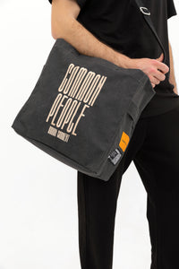 Townie - Mid Sized - Waxed Canvas - Black Bag