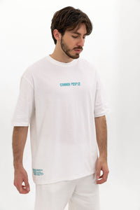 Future Self Beyaz Oversize T-shirt