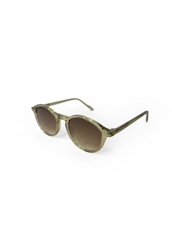 Jamie Pistachio Green Crystal & Gradient Brown