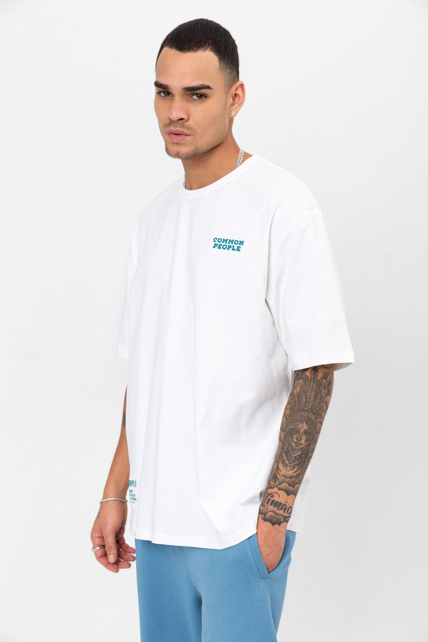 Observer - Off-White - Oversized T-shirt