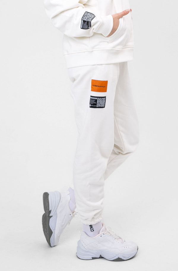 Versatile White Sweatpants