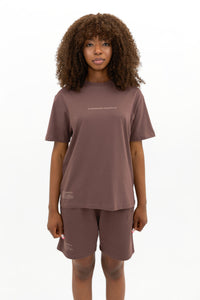 Infinite Web - Sepia Brown - Oversized T-shirt
