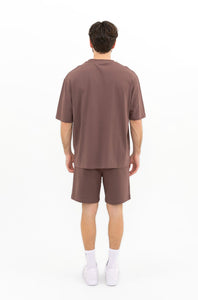 Essential Sepia Kahve Oversize T-shirt