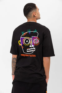 Weightless - Siyah - Oversized T-shirt