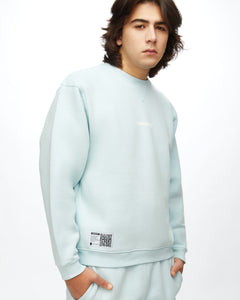 Oversize Sweatshirt Buz Mavi