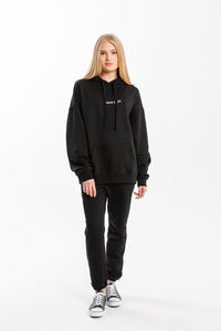 As Within Black Oversized Hoodie