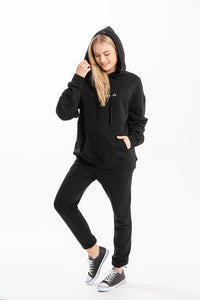 As Within Black Oversized Hoodie