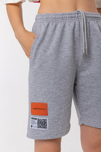 Unisex Shorts in Gray Melange 03