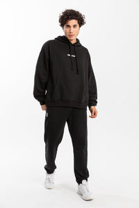 Paradigm Black Oversized Hoodie