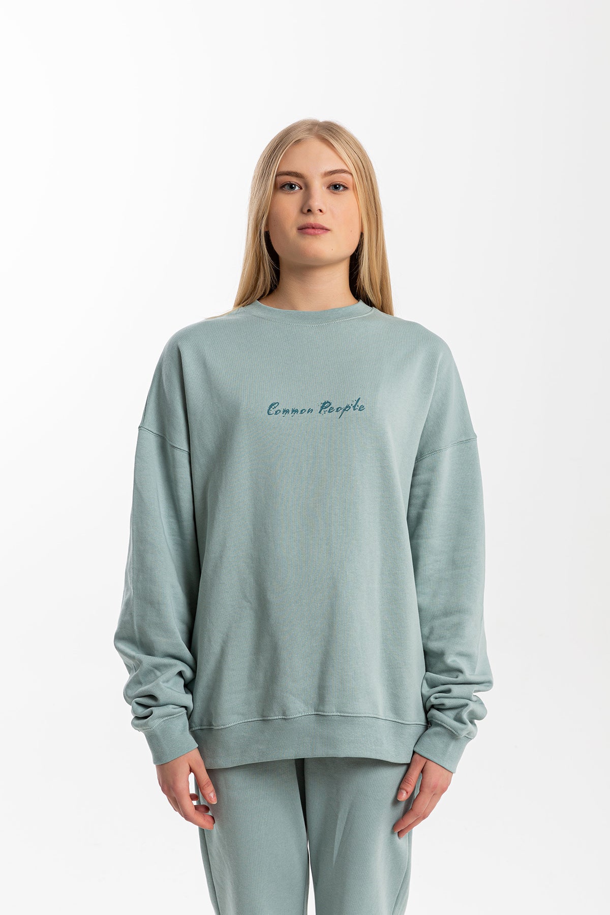 Essential Sage Green Oversized Sweatshirt