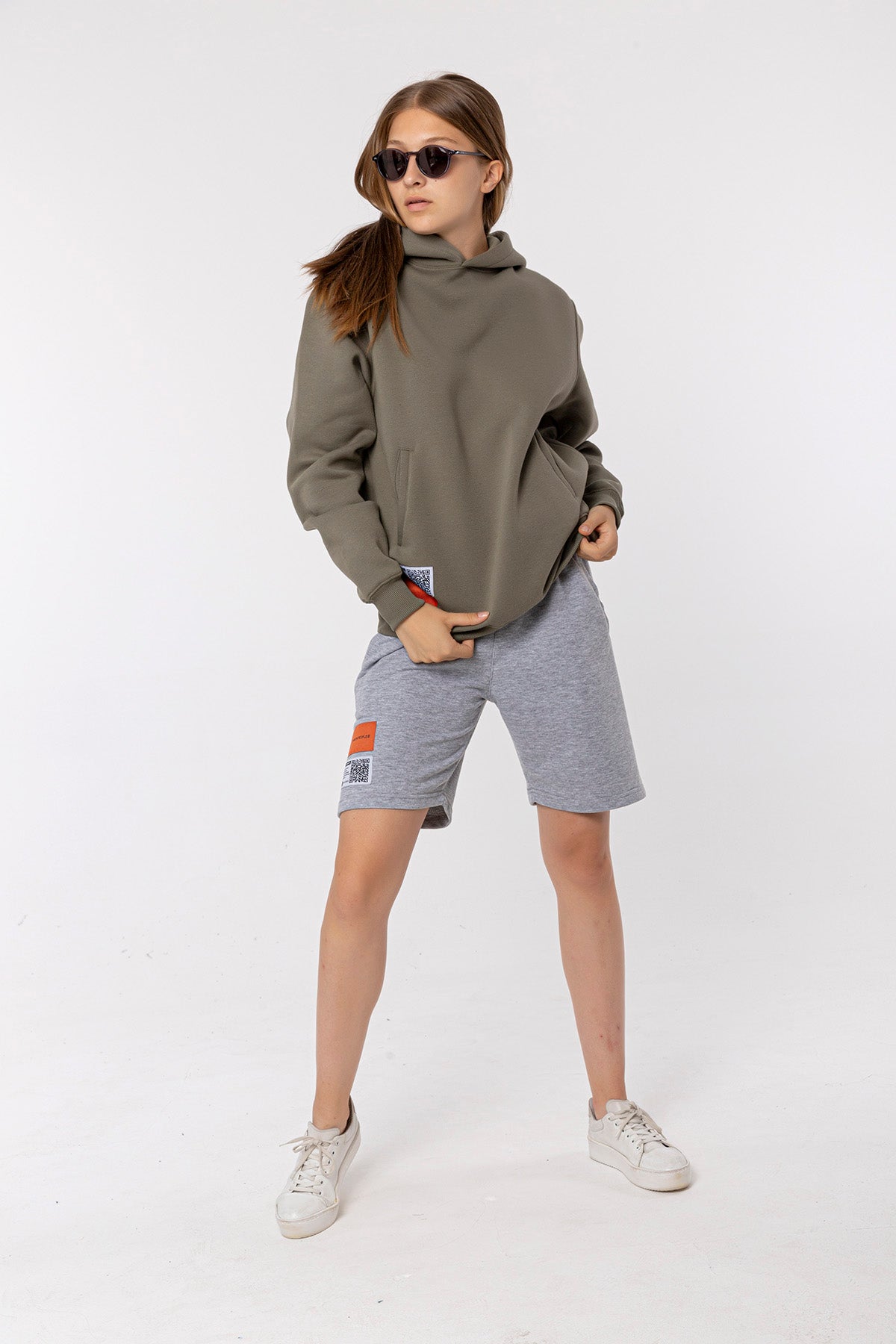 Oversized Neo Hoodie Khaki