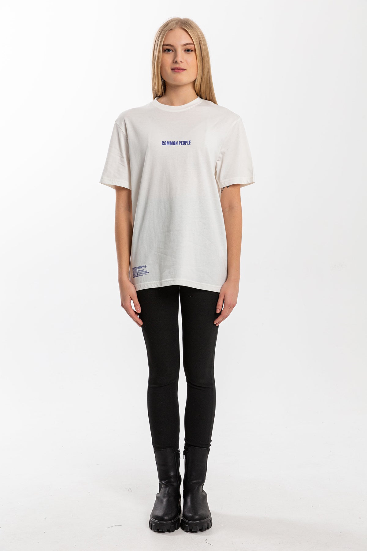 Quint Ekru Oversize T-shirt