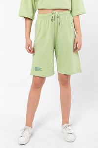 Unisex Shorts in Foam Green