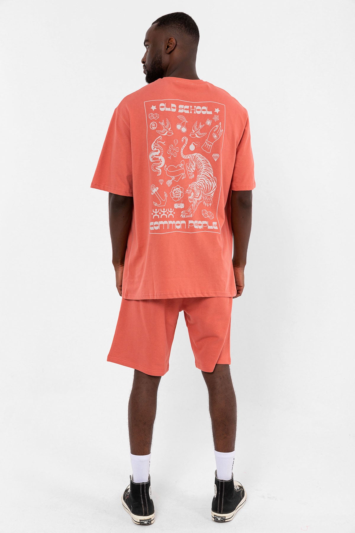 Old School Terracotta Oversize T-shirt