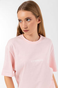 Logo Blush Pink Oversize T-shirt
