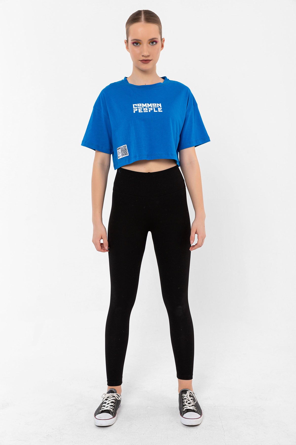 Crop-Top French Blue