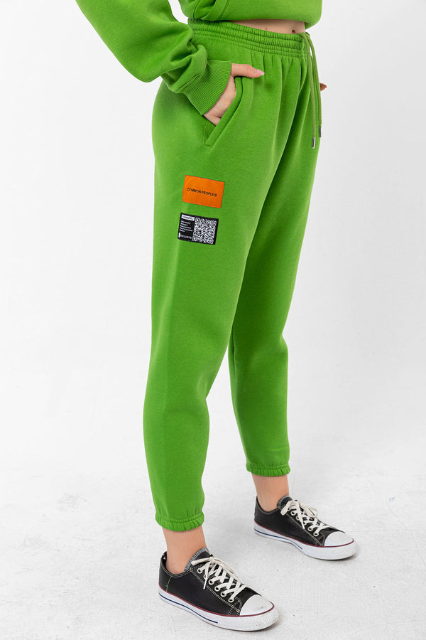 Winter Sweatpants Leaf Green