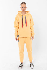Winter Sweatpants Pastel Orange