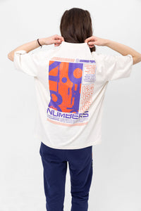 Numbers Off-White Oversized T-shirt