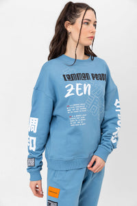 Zen Indigo Blue Sweatshirt