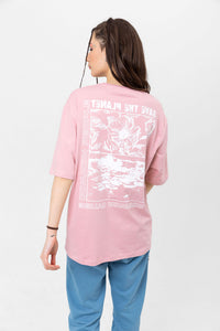 Planet Pink Oversized T-shirt
